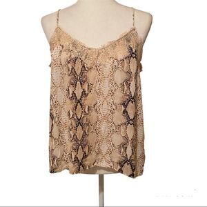 Olivaceous Snake Skin Top